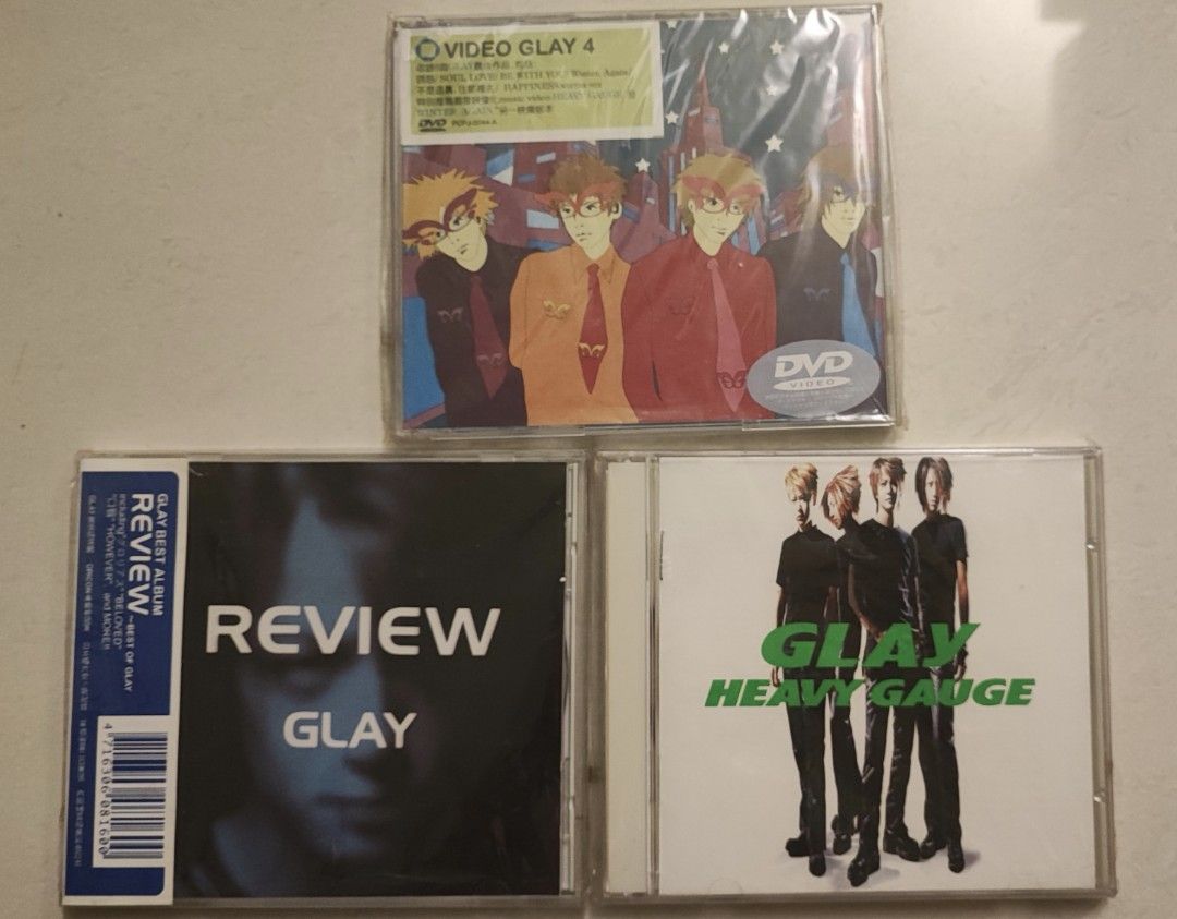 Glay DVD +2隻CD, 興趣及遊戲, 音樂、樂器& 配件, 音樂與媒體- CD 及