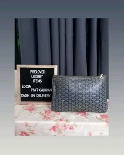 Orig Goyard Document Pouch, Luxury, Bags & Wallets on Carousell