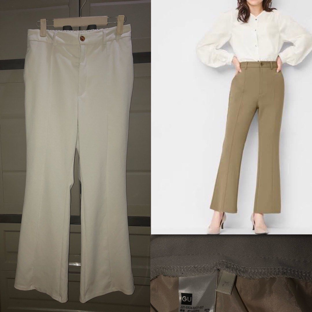 UNIQLO Merino Blend Semi Flare Knitted Pants (MARNI) brown color new M |  eBay