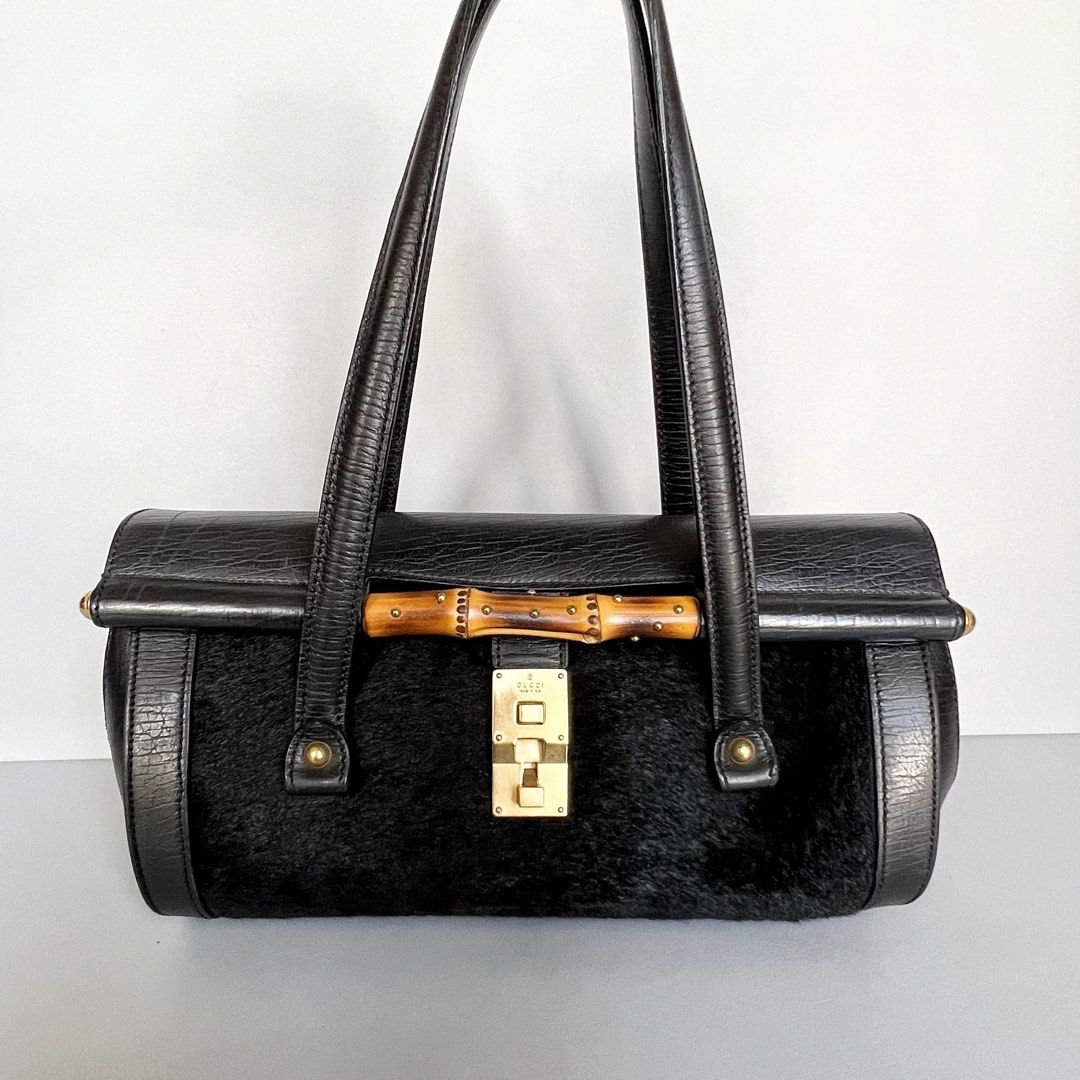 Gucci bamboo bullet bag discount