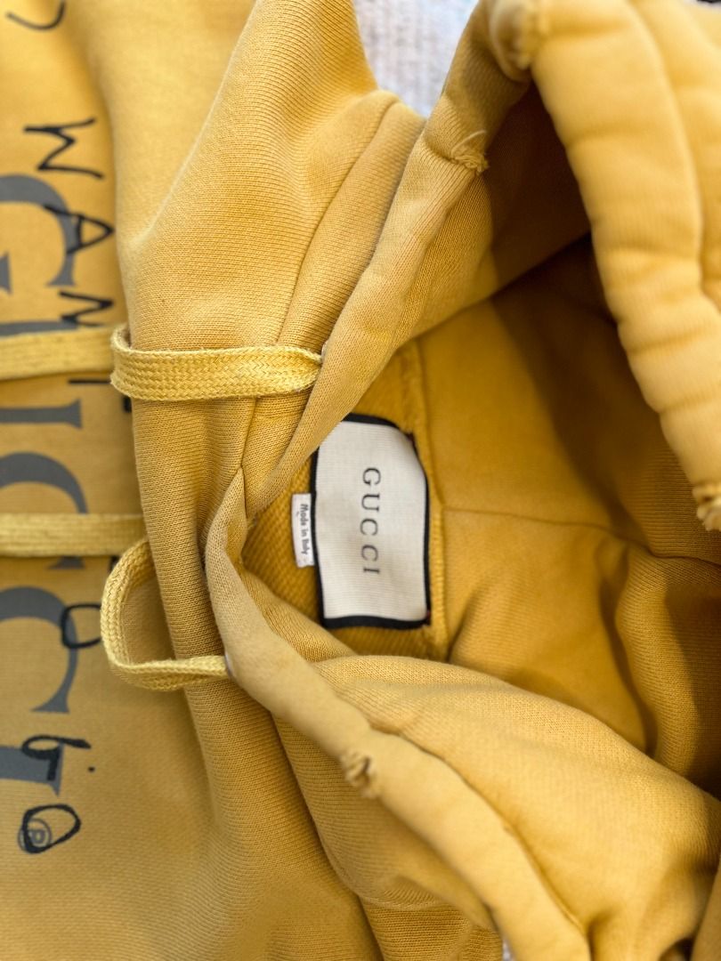 Gucci coco capitan yellow hoodie hot sale