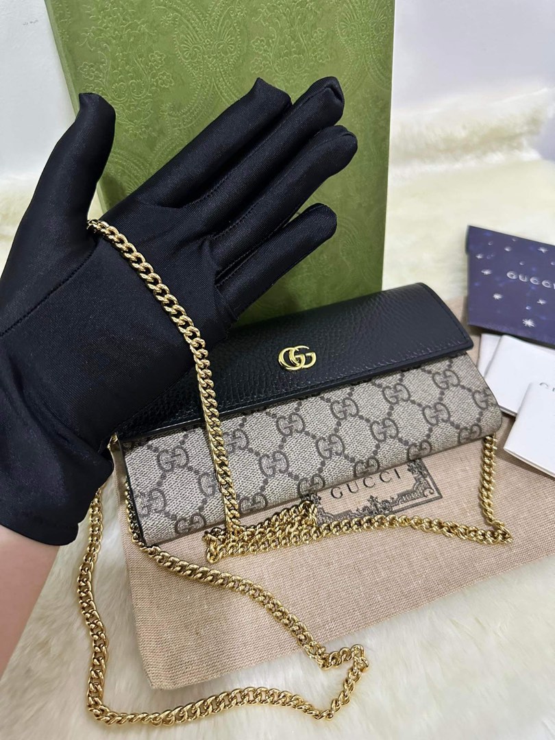 Gucci Marmont Chain Wallet