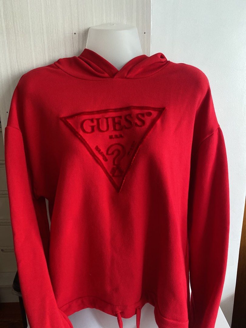 Guess clearance red hoodie