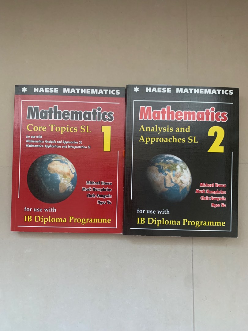 Haese mathematics ib textbooks carousell