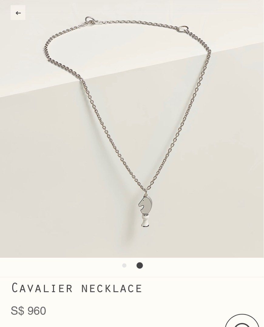 Hermes Cavalier Necklace, Luxury, Accessories on Carousell Hermes Cavalier Necklace, Luxury, Accessories on Carousell