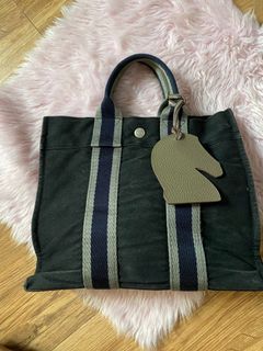 Authentic Hermès Sellier Paris Canvas Bag, Everything Else on Carousell