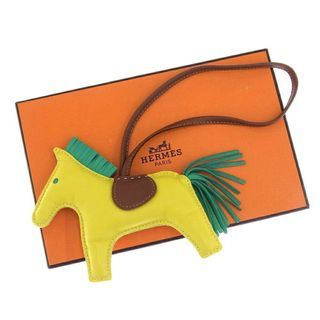 Hermes Bag Charm Paddock Fer A Cheval Horseshoe Rare Orange