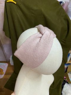 全新/H&M藕粉色髮帶