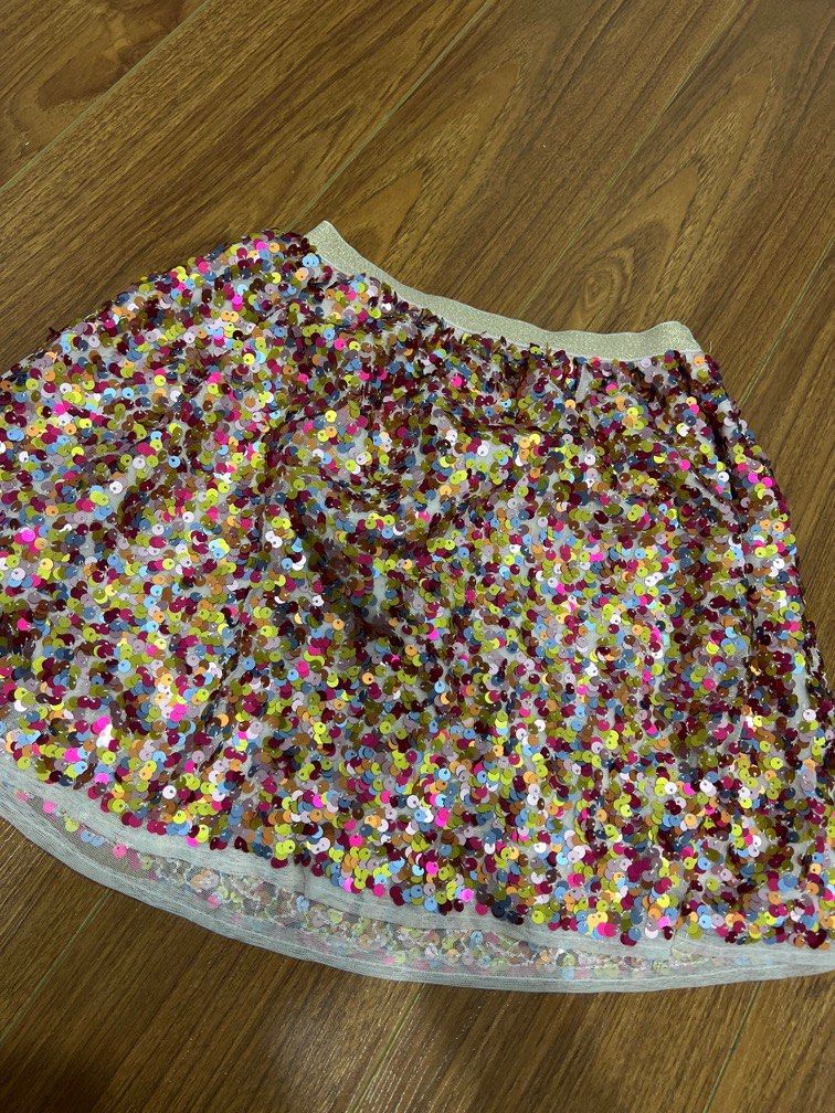 H&m sequin skirt sale rainbow