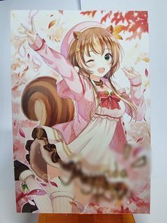 Hololive Ayunda Risu 2021 Birthday Celebration Postcard