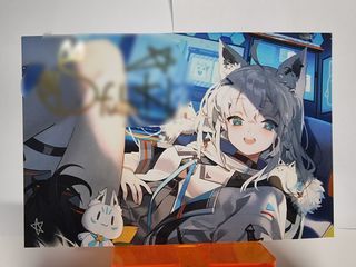 Hololive Shirakami Fubuk 4th Anniversary Celebration Postcard