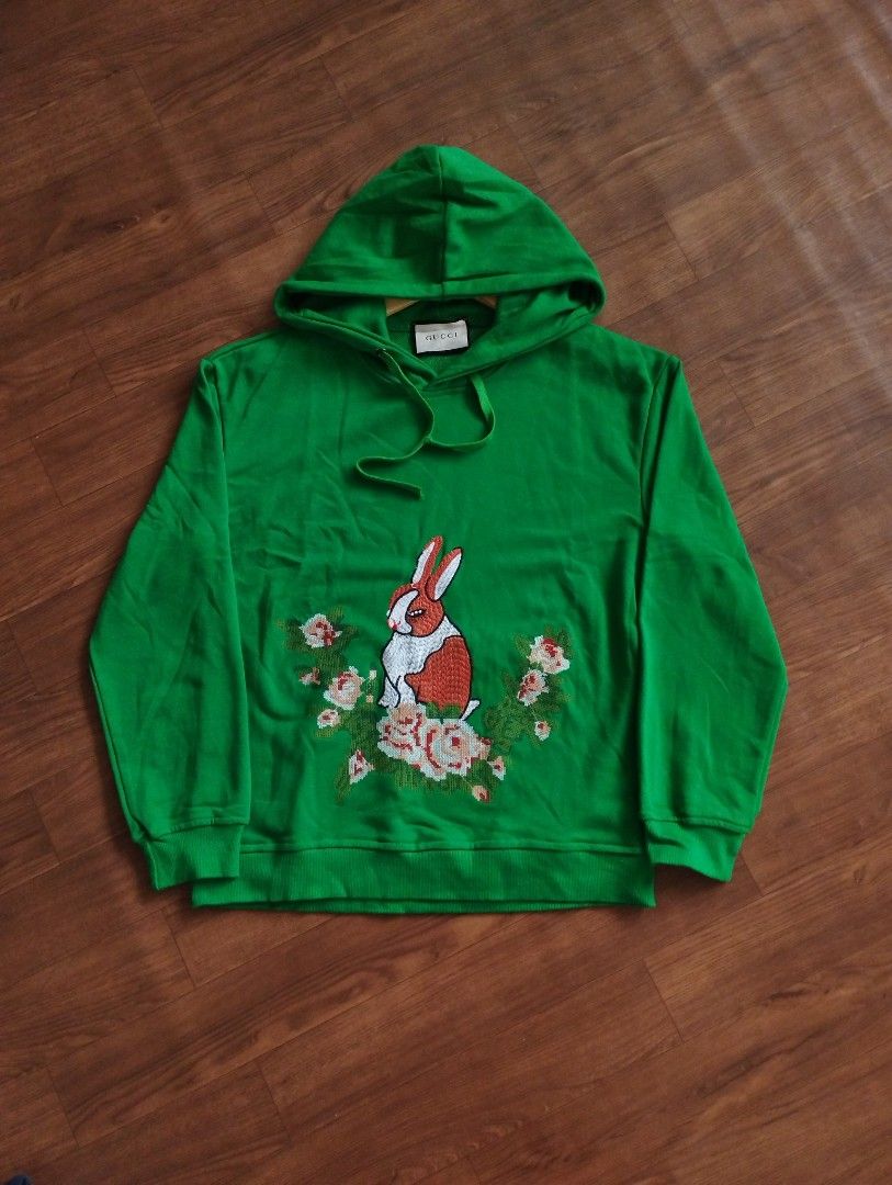 Gucci rabbit on sale hoodie