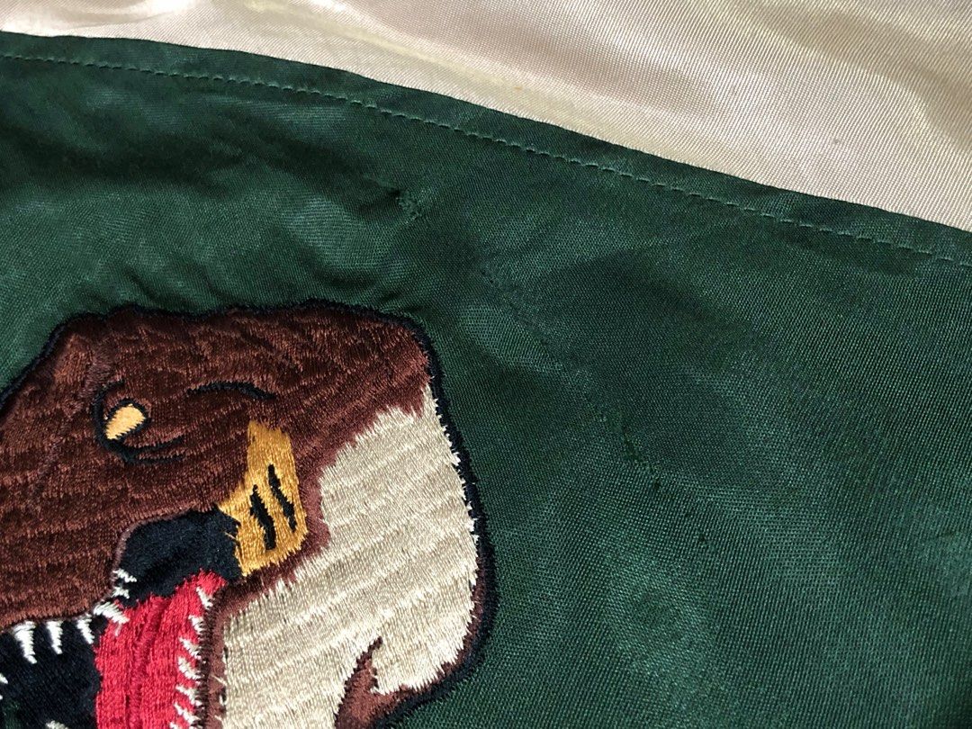 Houston, Japan “Dino Era” Rayon Reversible Sukajan Jacket, Men's