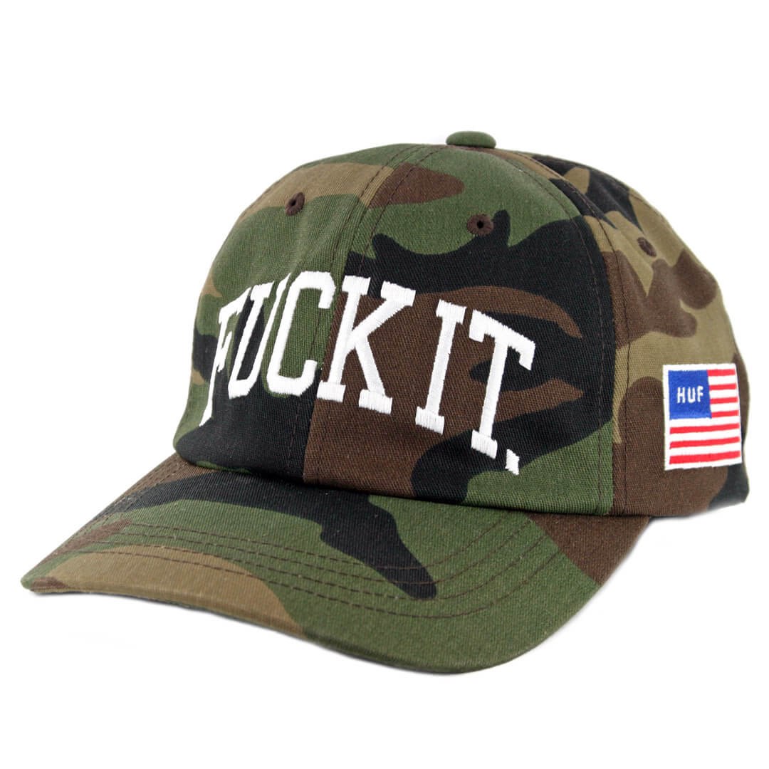 HUF SKATEBOARD CAMO CAP Men s Fashion Watches Accessories Cap