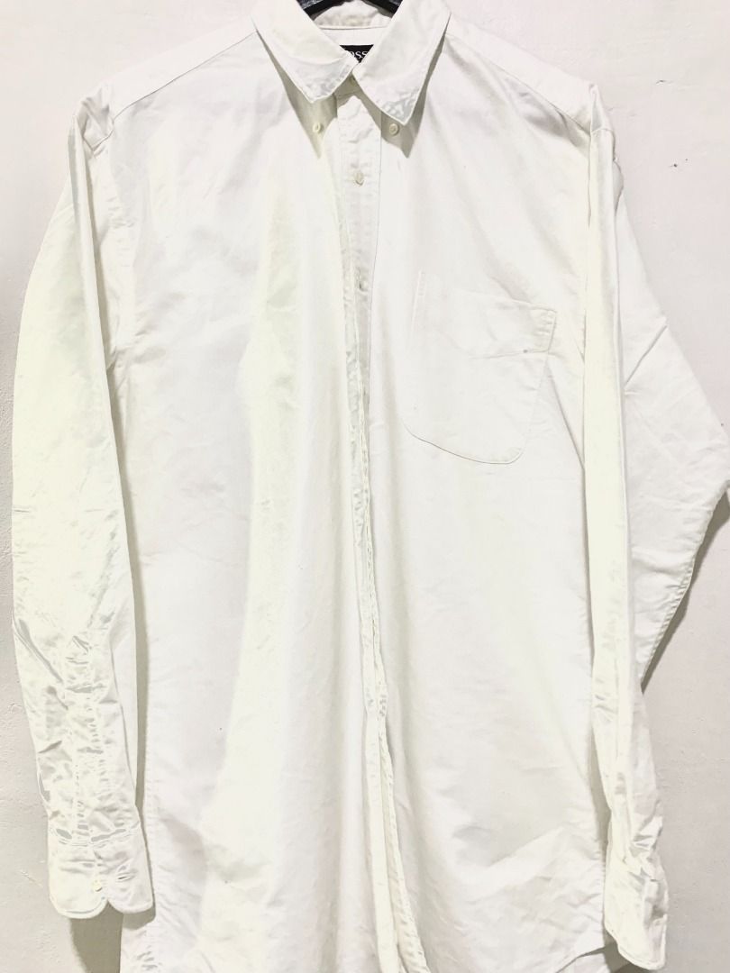 Hugo boss long sleeve polo white shop