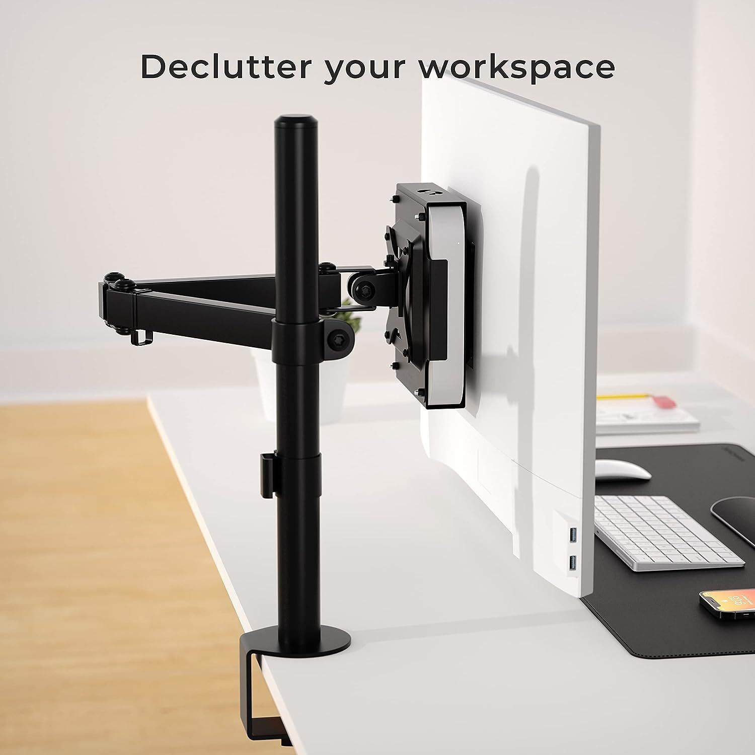 HumanCentric Dual VESA Mount Compatible With Mac Mini, Custom Mac Mini