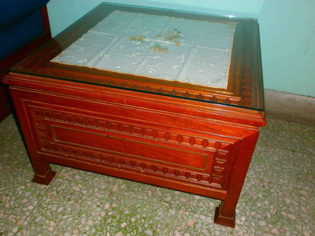 Imported Indonesian Teak Wood Coffee Table, Furniture & Home Living