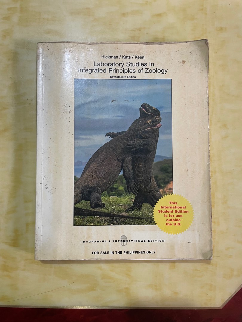 Integrated Principles of Zoology, Laboratory Studies in Integrated