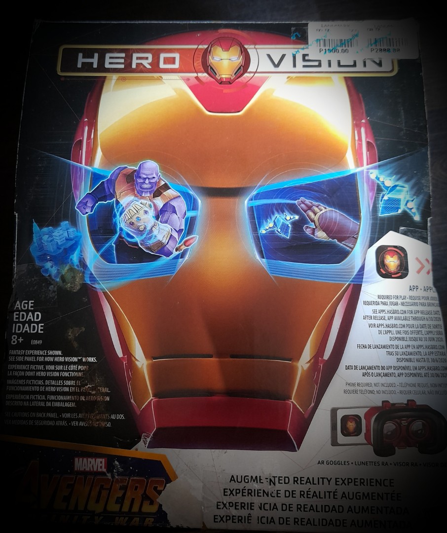 Mascara Iron Man avengers hero vision - (E0849)