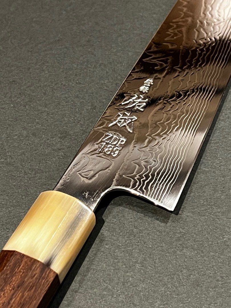 Japanese Knife Sukenari ZDP189 Damascus Kiritsuke Gyuto Japanese Knife