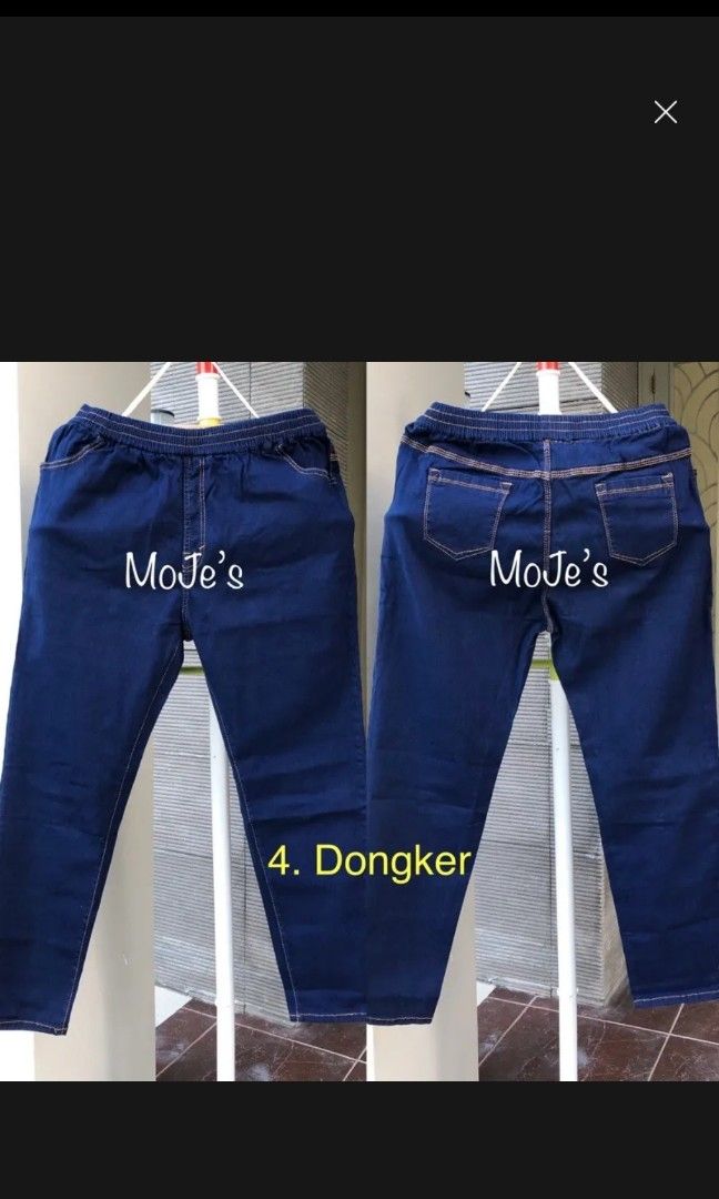 JEANS JUMBO WANITA CELANA JEANS PINGGANG KARET LEGGING LEVIS WANITA BIG  SIZE BB CELANA WANITA JEANS WANITA