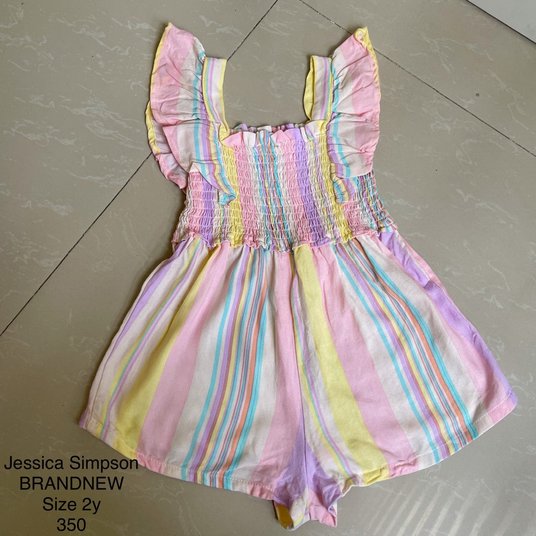 Jessica simpson peach romper sale