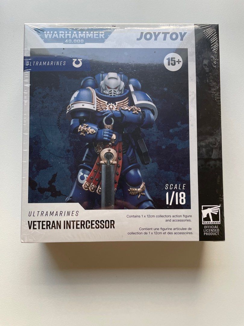 JoyToy Joy Toy Warhammer 40k Ultramarines Veteran Intercessor, Hobbies ...