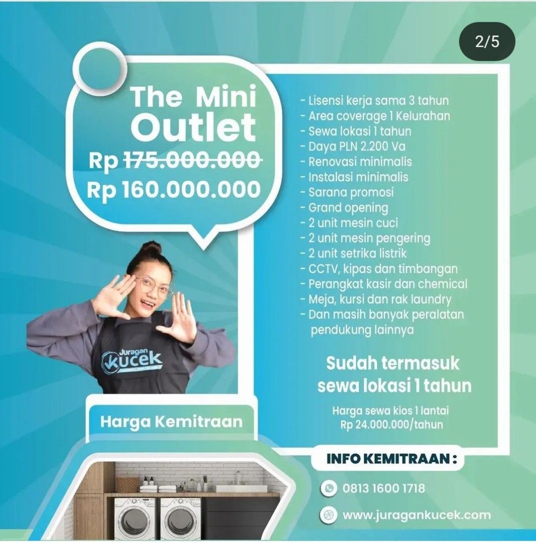 Juragan Kucek Indonesia, bisnis kemitraan laundry on Carousell