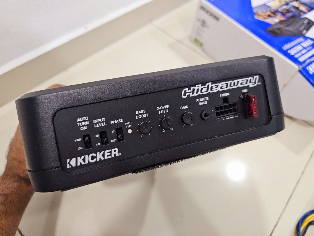 Kicker Hideaway Underseat Active Subwoofer woofer HS8 11HS8 150watss