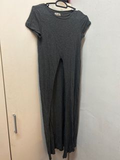 Kitschen Y2K Gothic Top Dress in Grey zara ish