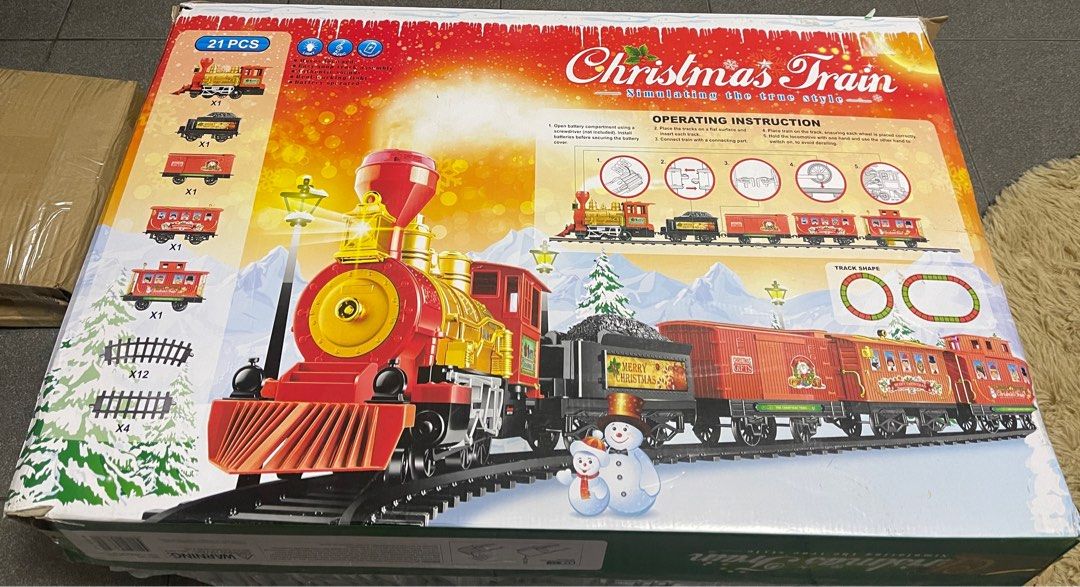 Kmart train shop set christmas