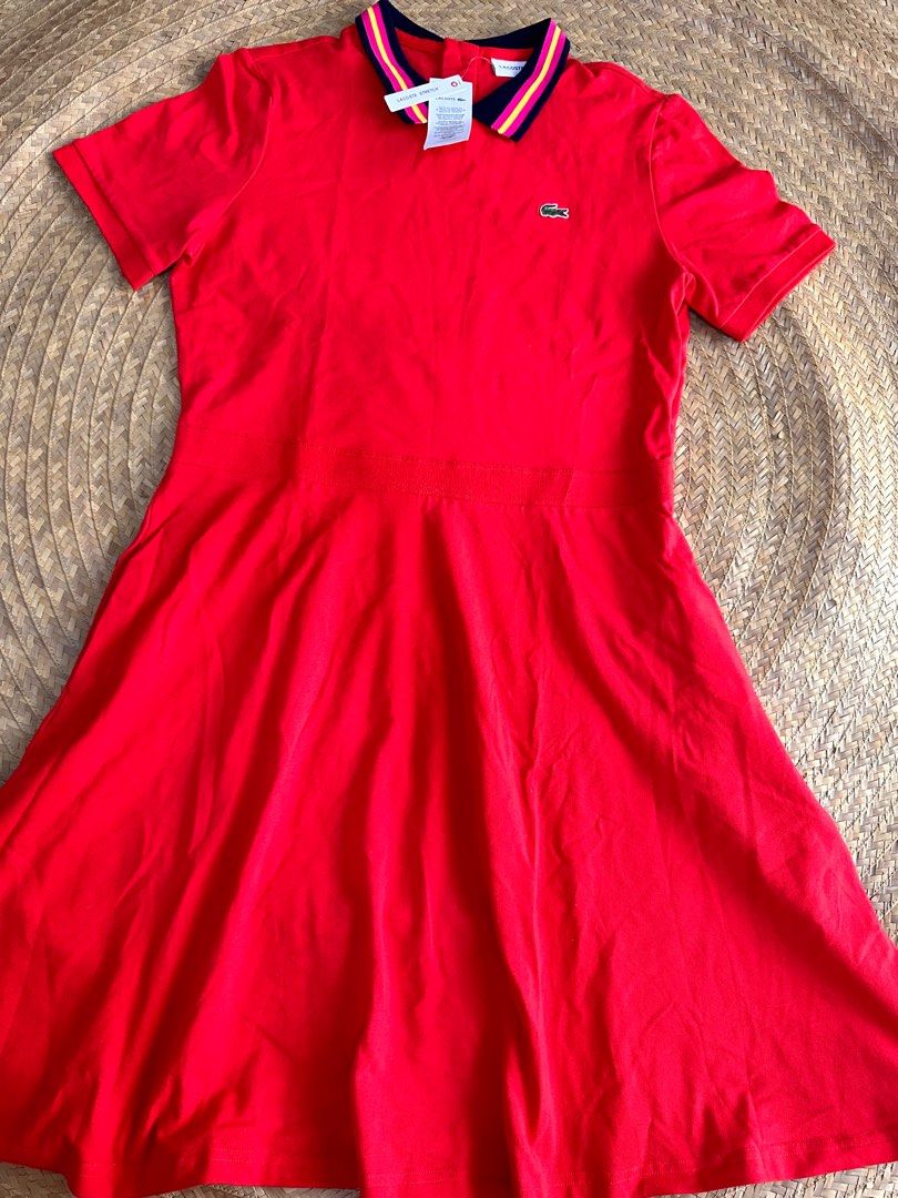 Lacoste dress red hotsell