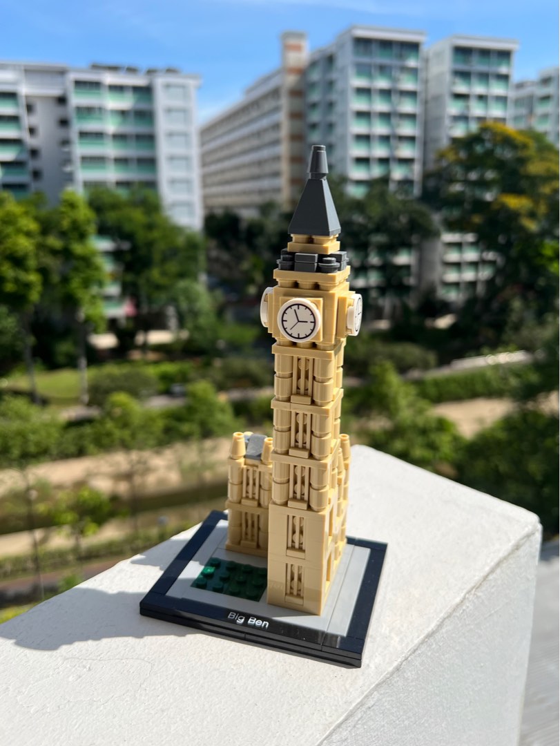 LEGO Architecture 21013 Big Ben Built Hobbies Toys Toys Games on Carousell