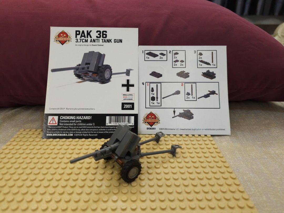 LEGO BRICKMANIA PaK 36 3.7cm Anti Tank Gun