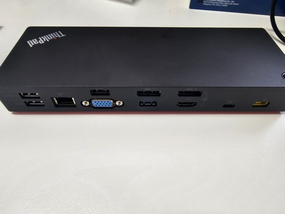 Lenovo ThinkPad Thunderbolt 3 Dock, Computers & Tech, Parts