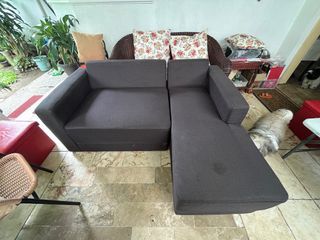 Light grey  L type sofa