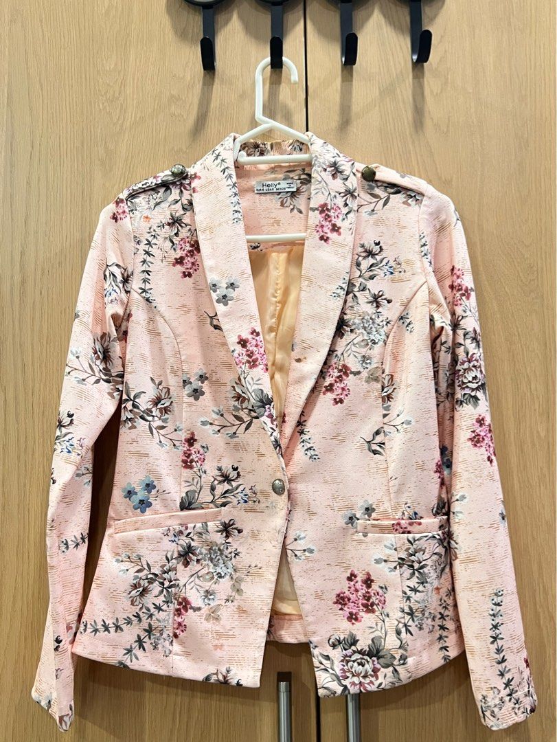 Light pink jacket, Women's Fashion, Coats, Jackets and Outerwear on
