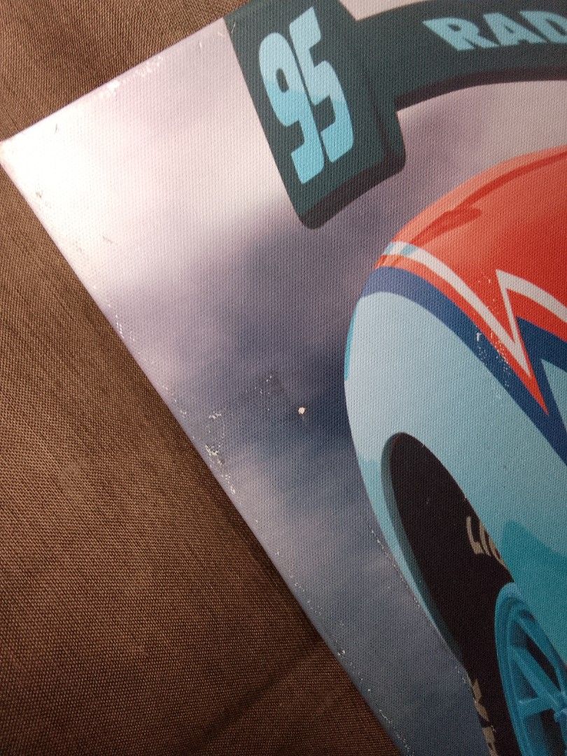 Lightning MCqueen Print art wall deco canvass (Category: Art & Prints) located in Manila. Submitted by peebeees (Listing ID 1245032188, Image 2). Description: Cars Movie lightning McQueen 19"x16"Canvass Item will be transported from our house in Marilao to our shop in QC pick up thru Lalamove pin landmark Balingasa Health center 09275377489 we do bus shipping ,J&T pick up ,LBC Schedule of shipping every Saturday. MOP: Gcash,bdo,bpi,metrobank thes