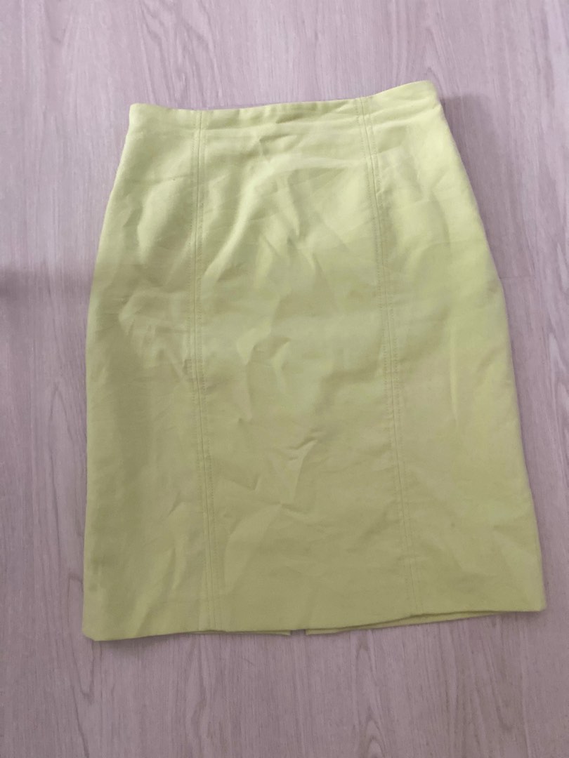 Lime green skirt, Women's Fashion, Bottoms, Skirts on Carousell