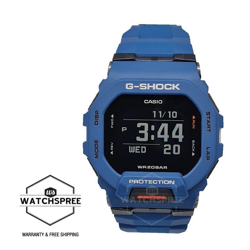 Limited Time Sale Casio G Shock G SQUAD Bluetooth Navy Blue