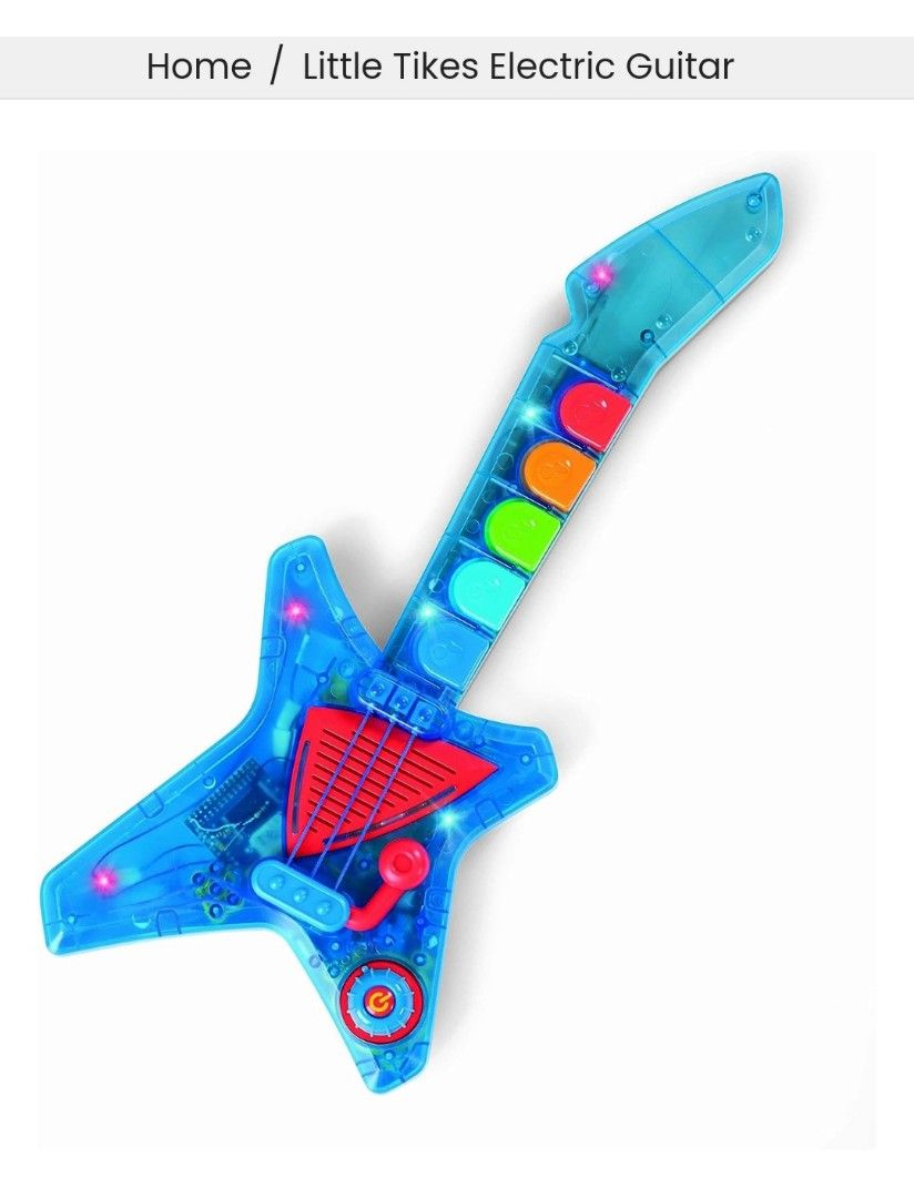 Little tikes pop tunes online big rocker guitar
