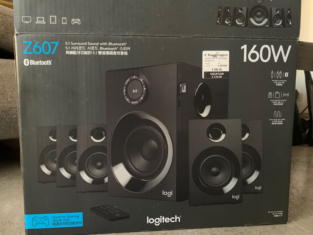Logitech 607 Logitech Z607 Test _ Oplev 5.1 surroundsound med de nye Logitech Z607 ...