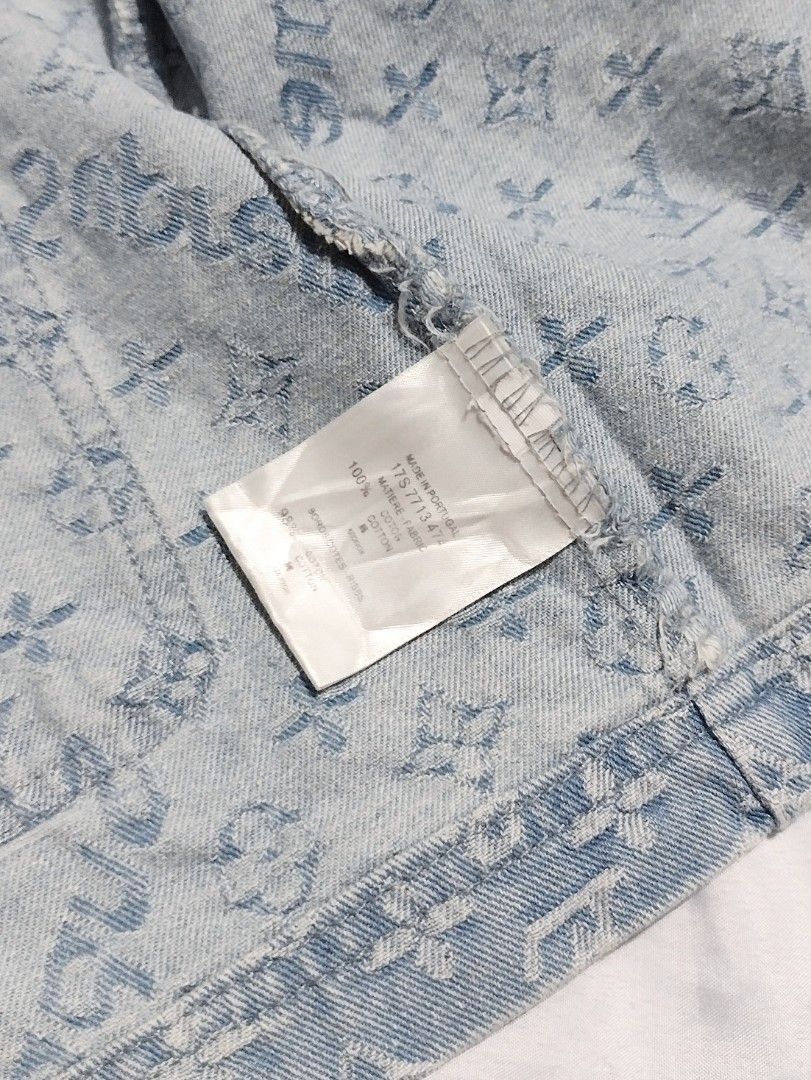 Louis Vuitton Supreme Blue Monogram Chore Jacket – Savonches