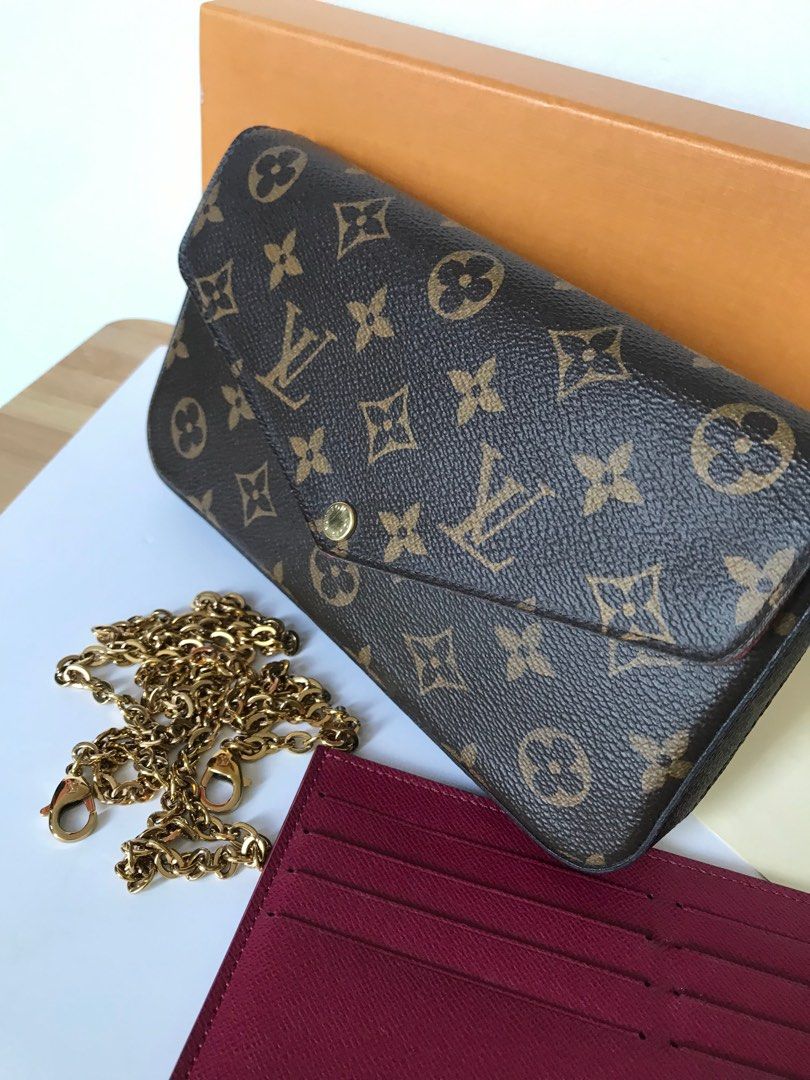 Louis Vuitton 2019 pre-owned Monogram Pochette Felicie clutch bag