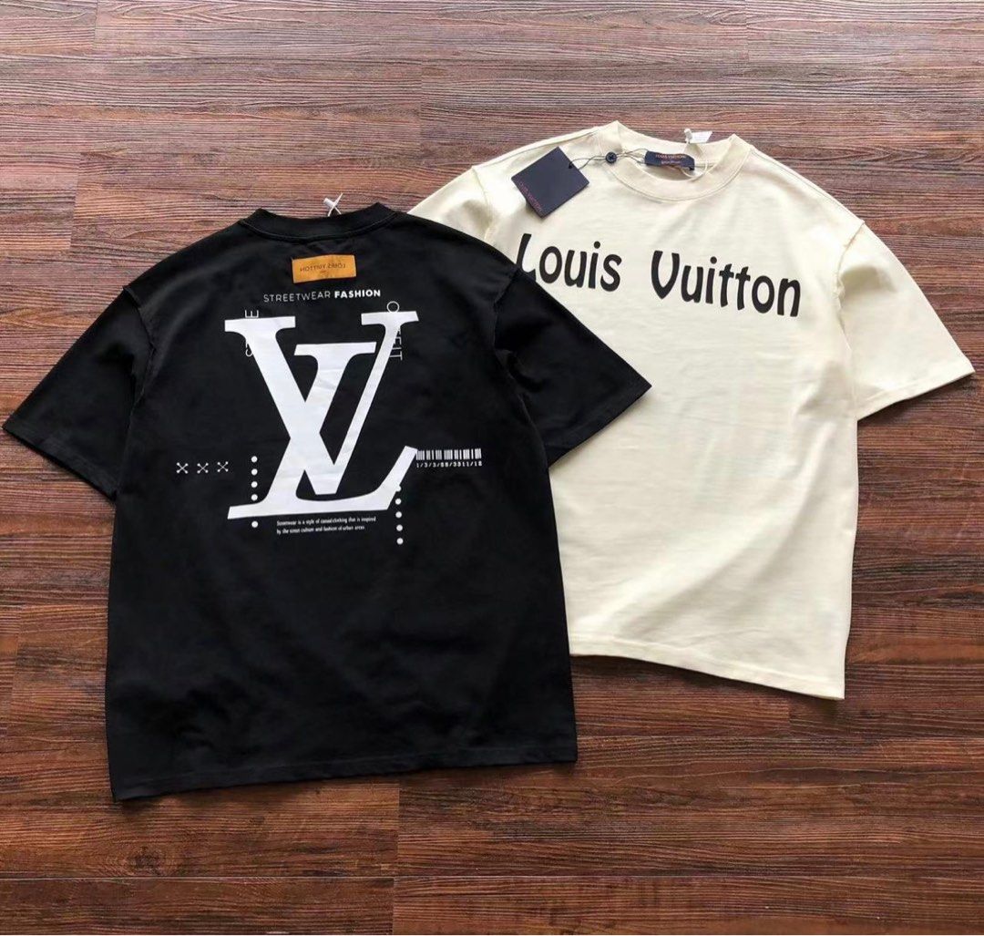 LOUIS VUITTON NOT HOME TSHIRT ( M), Luxury, Apparel on Carousell