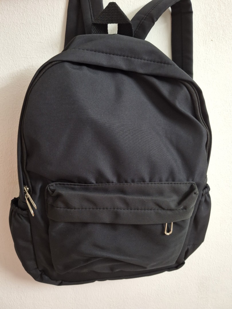 Lovito Double Shoulder Strap Backpack (Black), Women's Fashion, Bags ...