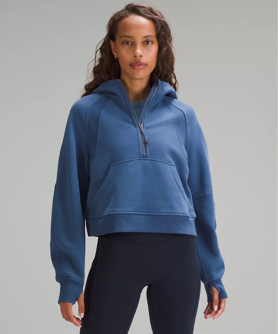 Lululemon oversized half zip scuba hoodie, Women's Fashion