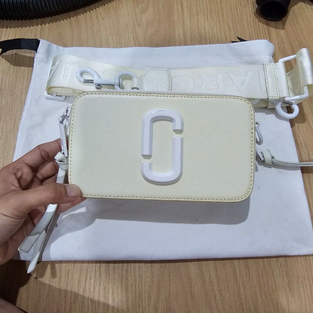 Marc jacobs top snapshot moon white