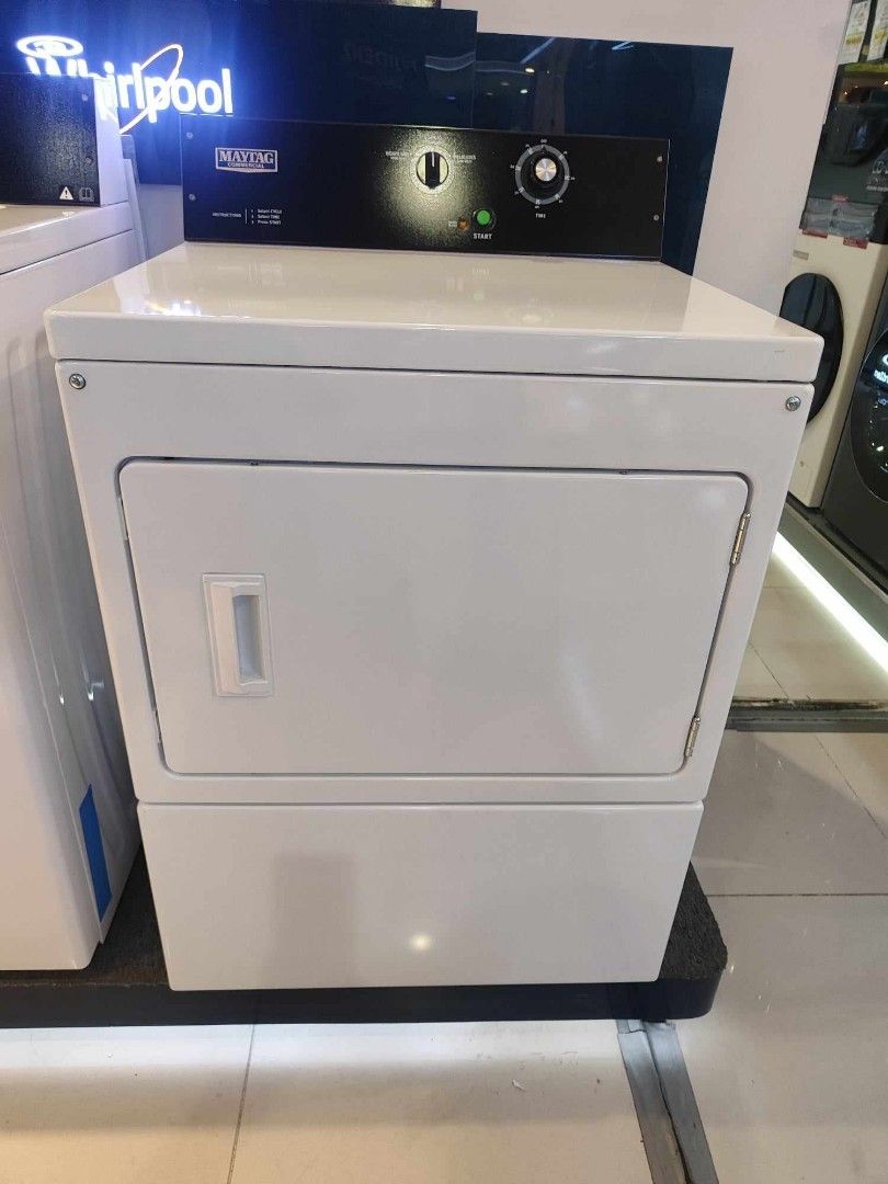 MAYTAG HEAVY DUTY WASHER ELECTRIC / GAS DRAYER FOR COMMERCIAL, TV