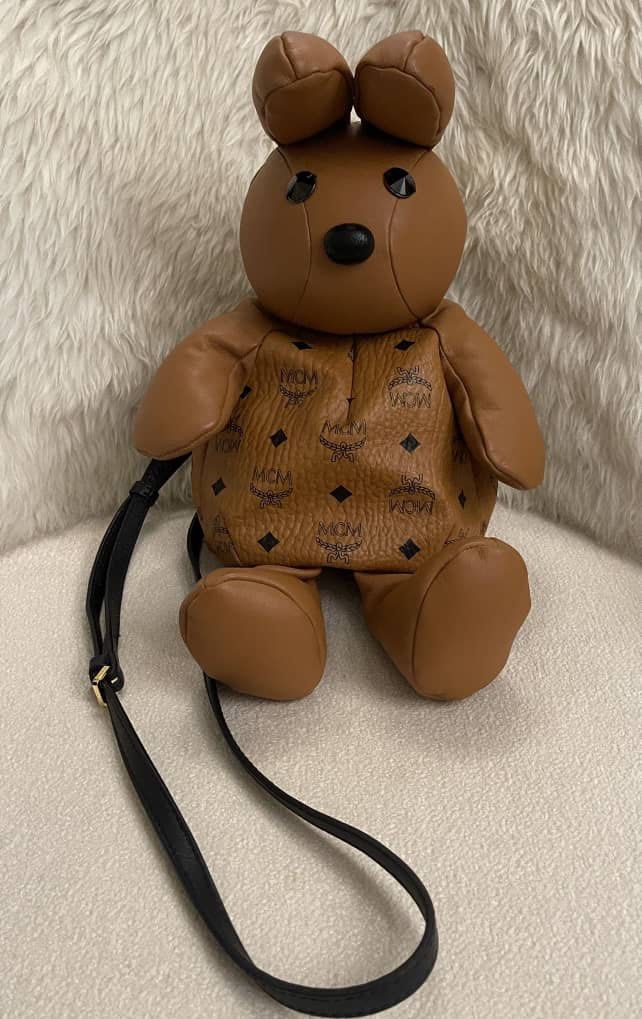 Mcm sales bear backpack